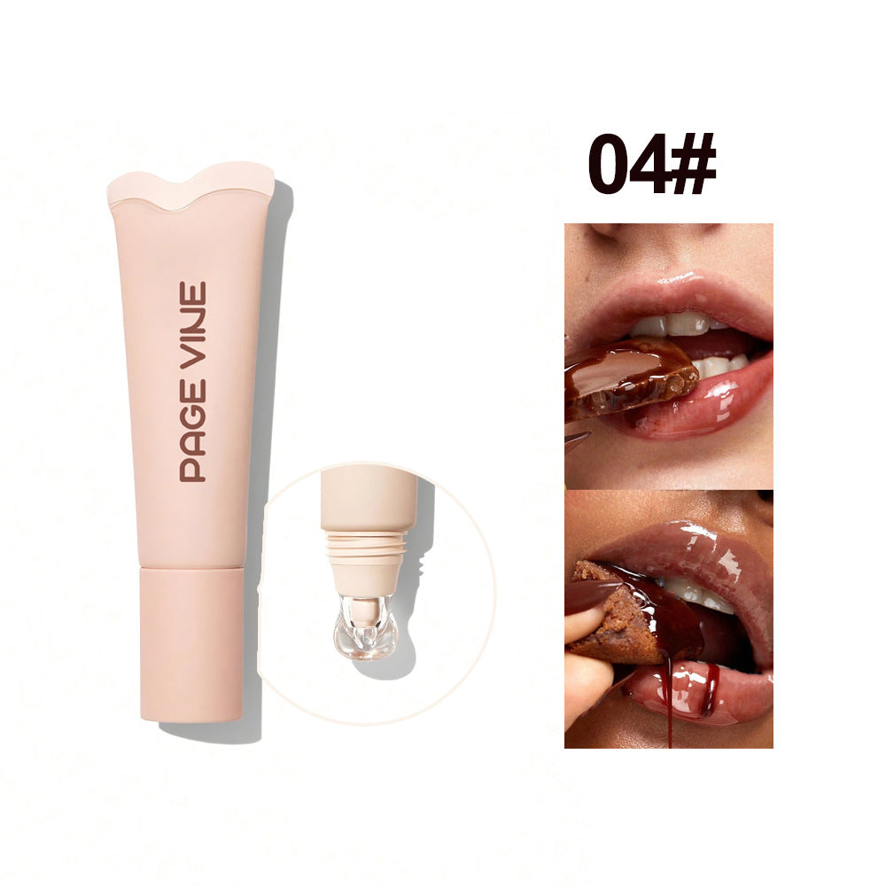 4-Color Brightening Lip Balm Moisturizing Exfoliating Skin Long-Lasting Moisturizing Lip Gloss Women Cosmetics