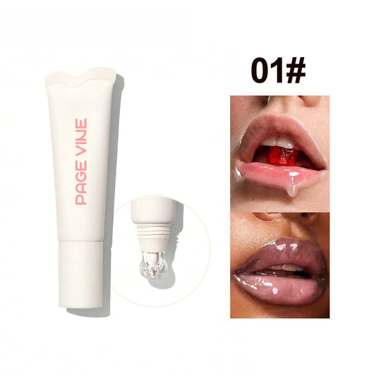 4-Color Brightening Lip Balm Moisturizing Exfoliating Skin Long-Lasting Moisturizing Lip Gloss Women Cosmetics