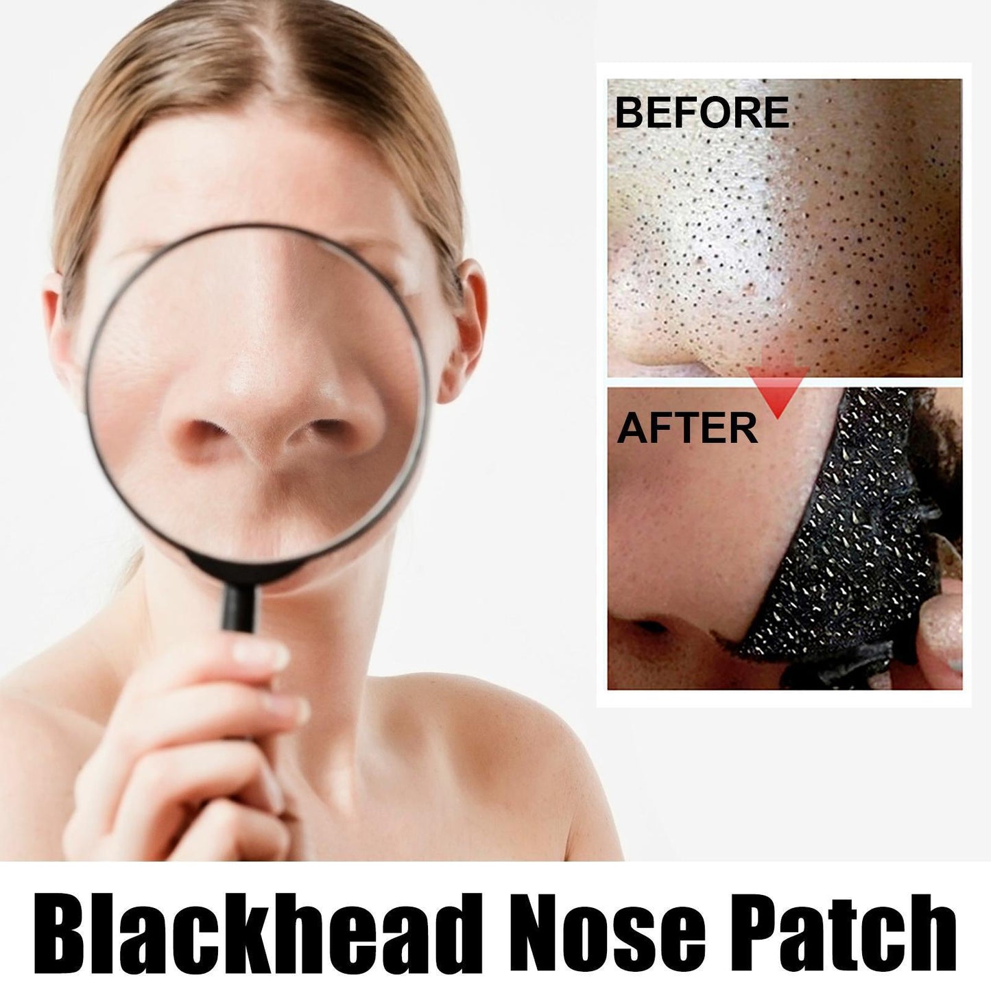 10 Pcs Blackhead Nose Patch Nose Pore Cleansing Strips Deep Cleansing Blackhead Remover Strips for Women Men