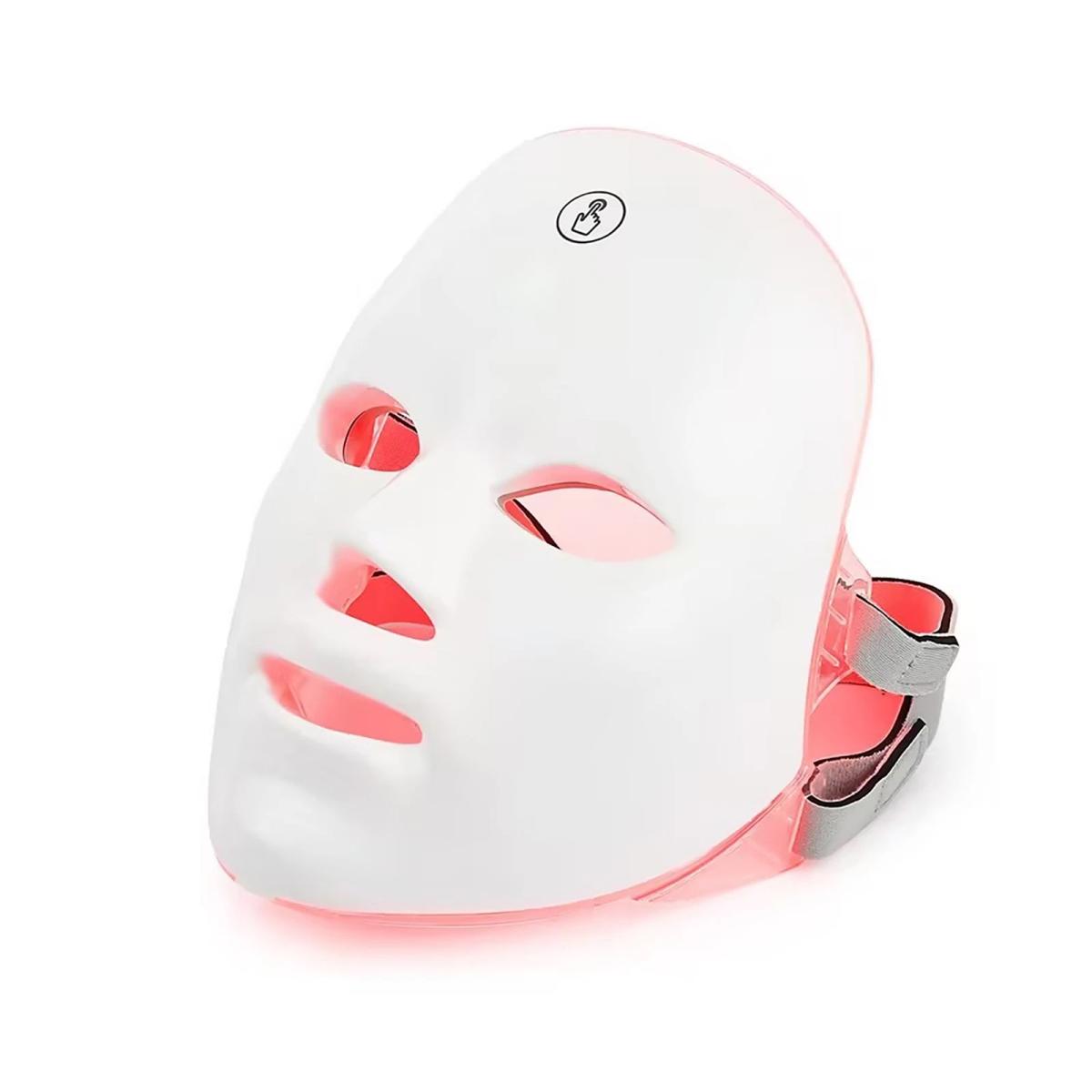 7 Color LED Light Photon Face Mask Neck Rejuvenation Skin Facial Wrinkle Therapy