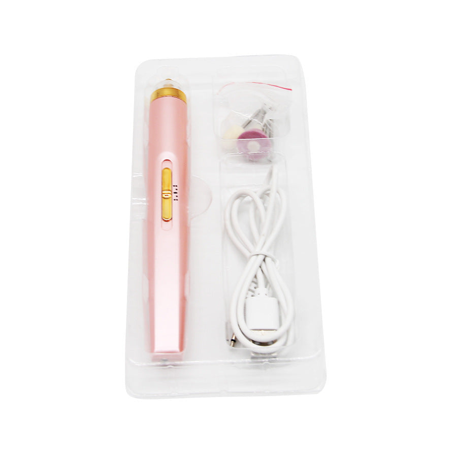 5In1 Manicure Machine Set Electric Nail Drill Polisher Cordless USB Rechargeable with LED Cutters Mill for Manicure Pedicure Accessor