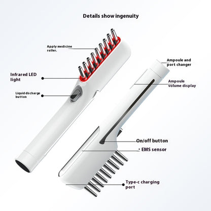 Hair Growth Massage Comb Health Care Scalp Medicine Supplying Device