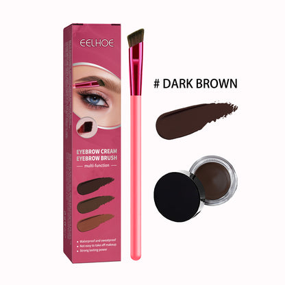 EELHOE Multi-Functional Eyebrow Brush Set for Filling, Shaping, and Coloring Smooth Eyebrows Makeup Kit