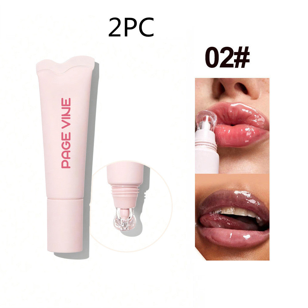 4-Color Brightening Lip Balm Moisturizing Exfoliating Skin Long-Lasting Moisturizing Lip Gloss Women Cosmetics