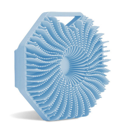 Portable Polygonal Silicone Bath Massage Brush
