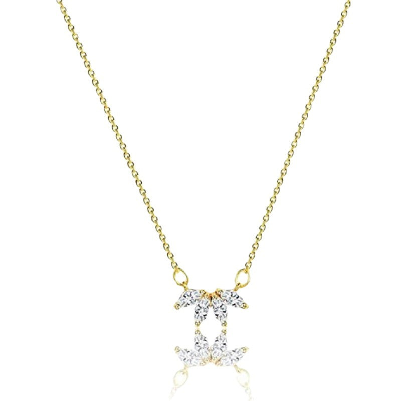 Fashion Jewelry Minimalist Shining Flower Petal Necklace for Women Girls Lotus Flower Pendant Necklace Female Party Anniversary Jewelry Gift