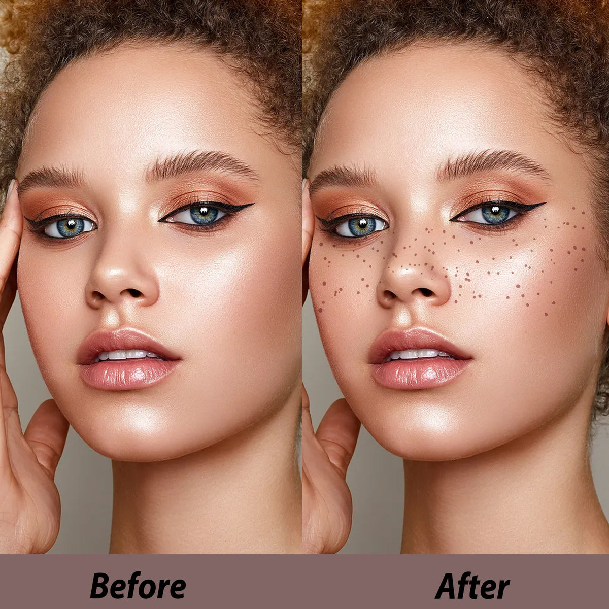 EELHOE Freckles Tattoo Stickers Sweatproof Lasting Makeup Party in Europe and the United States Freckles Stickers Fashion Personality Freckles