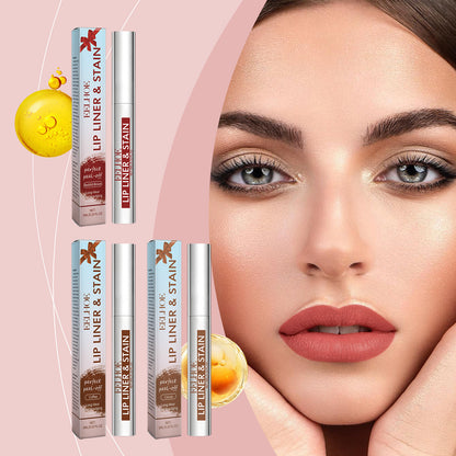 Peeling Lip Gloss Waterproof Lip Liner Stain Tattoo Long Lasting Makeup Peel off Tattoo Lipgloss Hydrating Matte Lip Peel off Lipliner Cosmetics