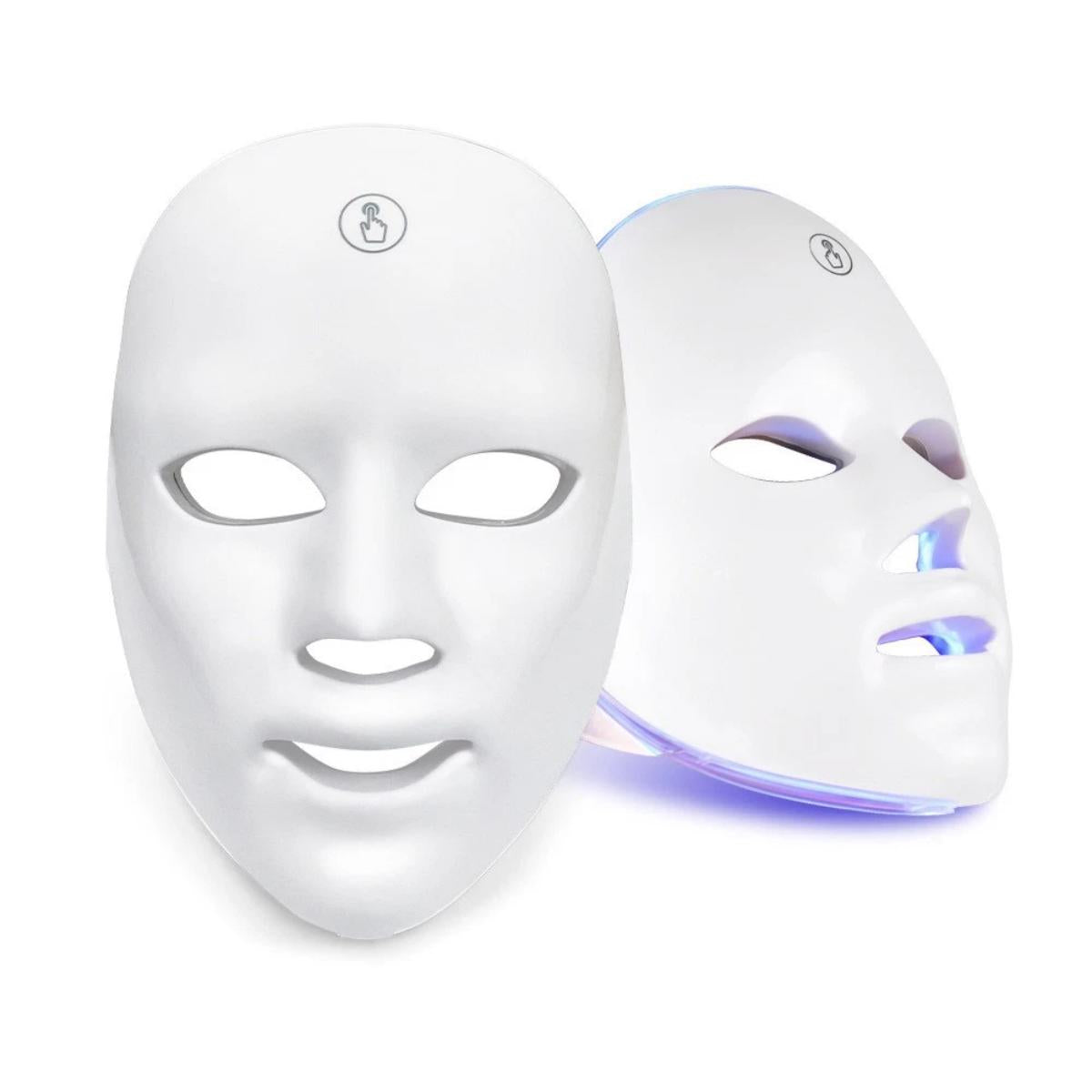 7 Color LED Light Photon Face Mask Neck Rejuvenation Skin Facial Wrinkle Therapy