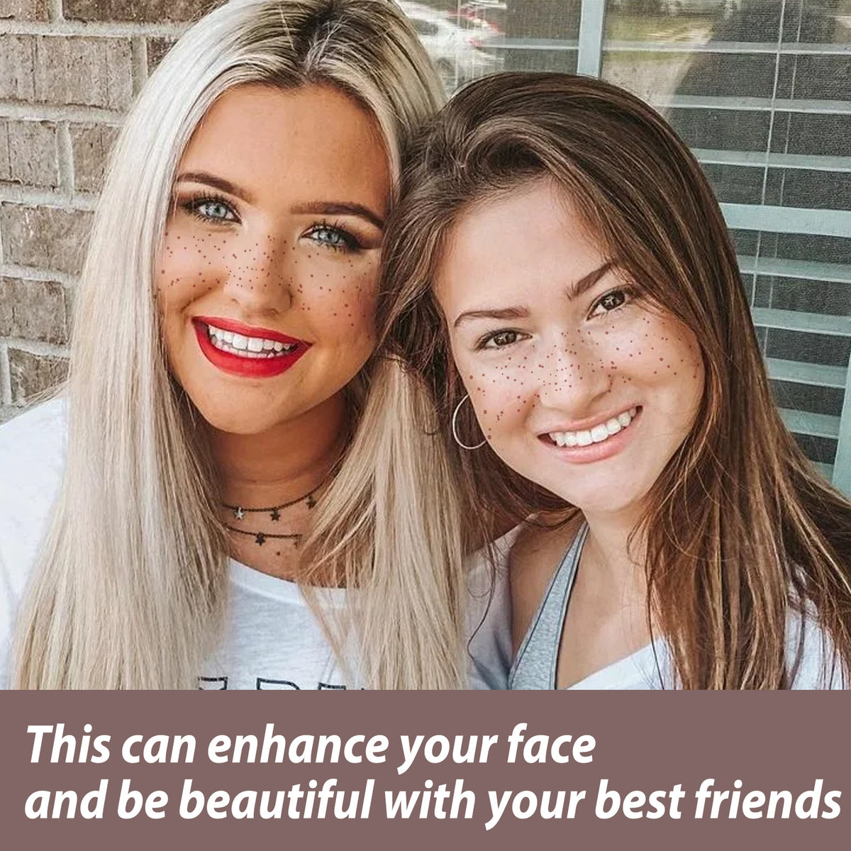 EELHOE Freckles Tattoo Stickers Sweatproof Lasting Makeup Party in Europe and the United States Freckles Stickers Fashion Personality Freckles