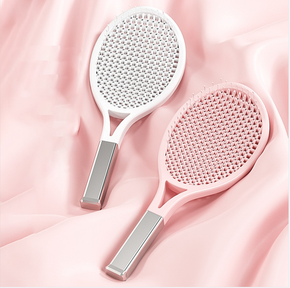Hair Comb Tennis Racket Fluffy Combs High Skull Top Hair Artifact Airbag Cushion Massage Comb Barber Tools Hair Detangler Hairbrush for Thick Hair Self Cleaning Curly Hair Brush for Curly Hair
